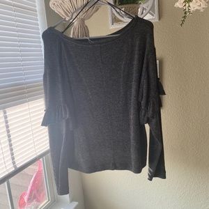 Long Sleeve Ruffle Shirt